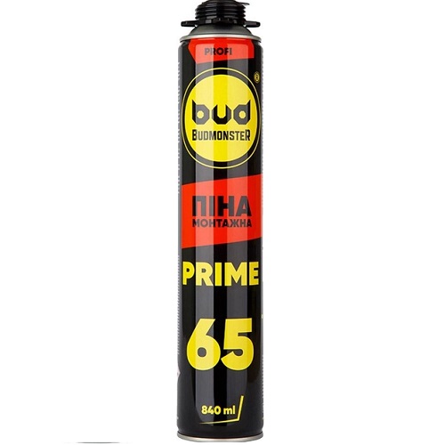 Піна професійна Budmonster Prime 65, 825 мл, 960 гр 1/12