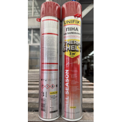 Піна професійна напилювана Thermshelt 870мл UNIFIX