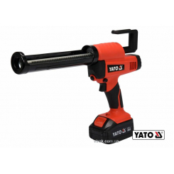 Пістолет для клеїв і герметиків акумуляторний YATO Li-Ion 18 В 4 Агод для тюбів 225 мм 0.5-8 мм/с