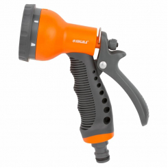 Пістолет розпилювач 7-ми режимний (ABS TPR) FLORA (5011494)