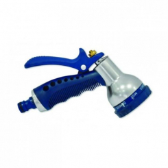 Пістолет-розпилювач 7-позиційний металевий з фіксатором потоку, Verano