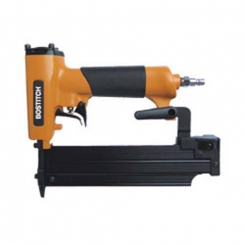 Пістолет шпилькозабивний BOSTITCH, пневматичний, з плоскою обоймою, тип кріплення "MINI S", довжина кріплення 12-40 мм, кут скріплення 0 гр., макс ємність магазину 140 штук, робочий тиск 4.0-7.0 атм., витрата повітря 1.0 літр за постріл, че