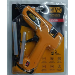 Пістолет термоклейовий Ø10.8-11.5мм 100Вт СИЛА