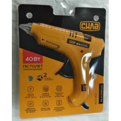 Пістолет термоклейовий Ø10.8-11.5мм 40Вт СИЛА