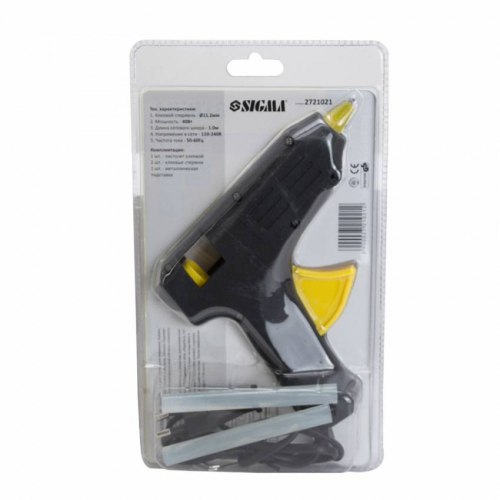Пістолет термоклейовий Ø11.2мм 40Вт Sigma (2721021)