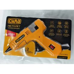 Пістолет термоклейовий Ø7-7.5мм 20Вт СИЛА