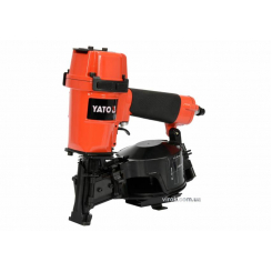 Пістолет гвоздозабивний, пневматичний, барабани YATO для цвяхів t=3.05 мм, h=22-45 мм, 7 Bar