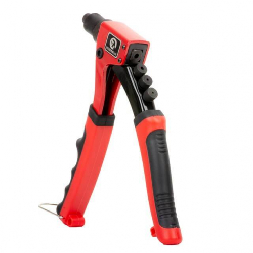 Пістолет заклепувальний ручний 215 мм, діаметр застосовуваної заклепки - 2.4; 3.2; 4; 4.8 мм INTERTOOL RT-0014