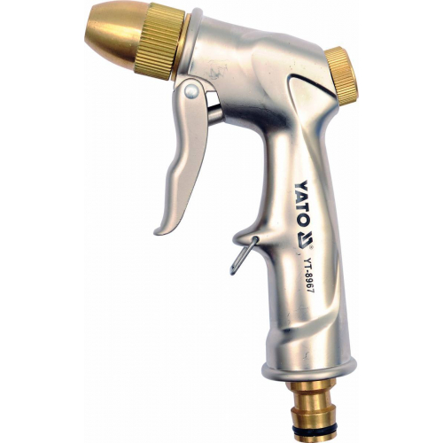 Пістолет зрошувальний YATO металевий з регулю-м на шланг Ø=1/2" [12]