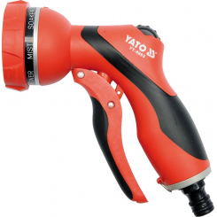 Зрошувальний пістолет YATO з насадкою 7-позицій. на шланг, Ø=1/2" [12/48]