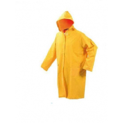 Плащ із капюшоном водонепроникний жовтий VOREL, розм. XL