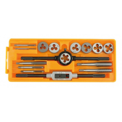 Плашки та мітчики VOREL : Набір 16 Шт/Уп. [10/20]