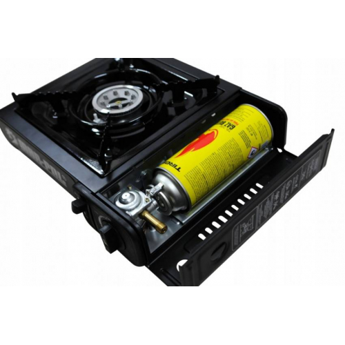 Газова плита туристична, одна конфорка 2500 W з перехідником MARPOL M90016