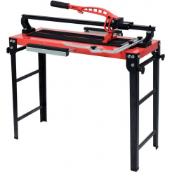 Плиткоріз ручний з розкладним столом YATO, 1 спрямовуюча l= 600 мм, t≤ 14 мм, 300х 800х 650мм