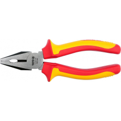 Плоскогубці електромонтажні комбіновані YATO з ізоляцією 1000 V = 160 мм
