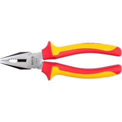Плоскогубці електромонтажні комбіновані YATO з ізоляцією 1000 V = 180 мм