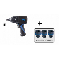 Пневмогайковерт 3/4", 1100FT.LBS WITH 653532M&36M&41M