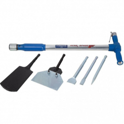 Пневмолопата Aero2 Spade Scheppach, 280л/хв, 6,3 бар, 5 насадок, 9,6 кг