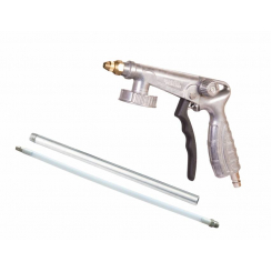 Пневмопистолет для гравітекс MASTERTOOL Ø5 мм 270 л/хв 2-4 бар + гнучкий шланг 30 см 81-8702