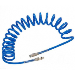 Пневмошланг нейлоновий Suntech SA-250,з швидкоз'ємним з'єднанням,звор.хід (поворот.головка)1/4'',50'