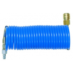 Пневмошланг спіральний нейлоновий  ABAC SH PA-QRC-E Ø10/Ø8, 10 м, 8 бар, 0,55 кг