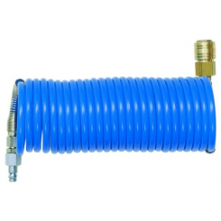 Пневмошланг спіральний нейлоновий  ABAC SH PA-QRC-E Ø8/Ø6, 15 м, 8 бар, 0,48 кг