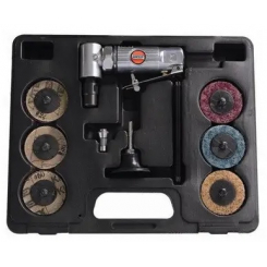 Пневмошліфмашина Suntech SM-562K Mini, 22000 об/хв, 1/4",вхід 1/4",шланг 3/8",113л/хв, 6,2Бар, набір