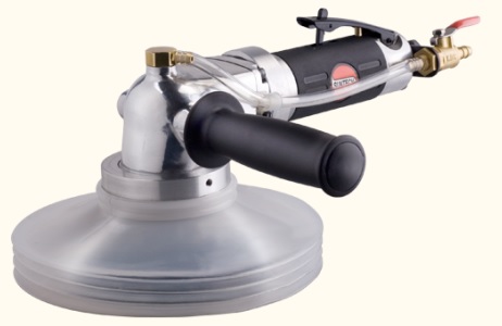 Пневмошліфмашина Suntech SM-618W/M14 1800об/хв,125мм,М14Х2,1/4,10мм,113л/хв,2,2кг,6,2Бар,подача води