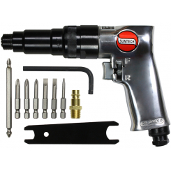 Пневмошурупокрут Suntech SM-802K-RG,1800об/хв,1/4'',3-8Nm,10мм,1/4',113л/хв,205мм,1,1кг,6,2Бар,набір