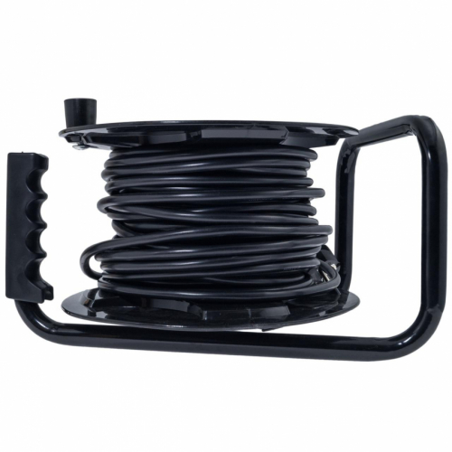 Подовжувач на котушці Quantum з термореле 4 поста із зазем 20м, 3*1.5, 16А, 230B, 3500Вт, 1шт/уп