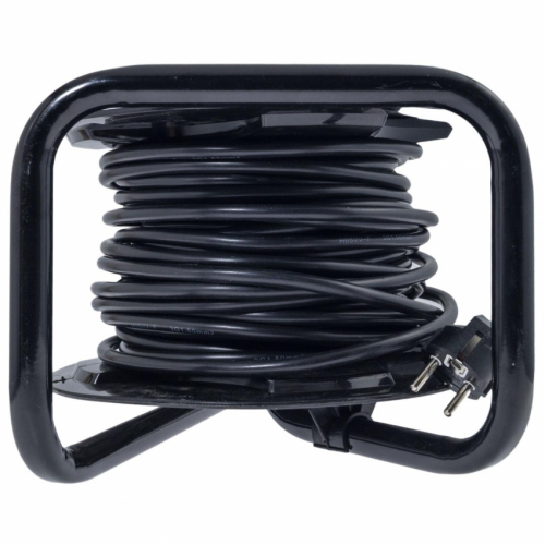 Подовжувач на котушці Quantum з термореле 4 поста із зазем 20м, 3*1.5, 16А, 230B, 3500Вт, 1шт/уп