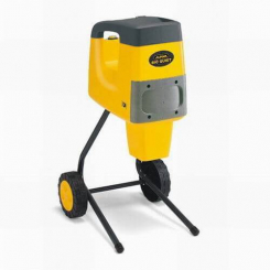 Подрібнювач садовий електричний ALPINA, 2200 Вт, ріжучий інструмент – диск з двома ножами, товщ.гілки – до 40мм, тканинна збірка 50л, вага 15кг.