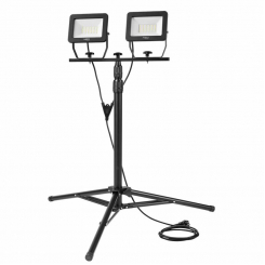 Подвійний прожектор 2x50W SMD LED 9000lm на штативі 1,8 м