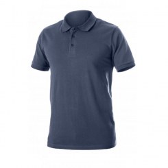 Поло бавовняне TOBIAS, темно-синє HOEGERT 2XL HT5K428-2XL
