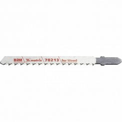 Полотна для електролобзика по дереву T101BRF, 75 x 2.5 мм, зубний зуб, Bimetal, 3 шт, MTX PROFES