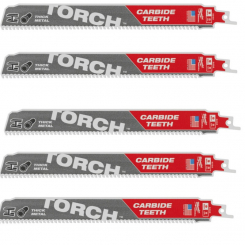 Полотно для шабельних пил TORCH CARBIDE MILWAUKEE, 230х3,1мм, (5шт), (метал)