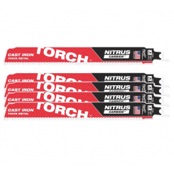 Полотно для шабельних пил TORCH CARBIDE NITRUS MILWAUKEE, 230х2,5мм, (5шт), (метал)