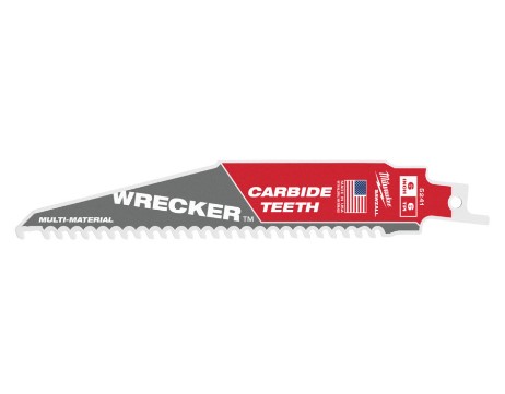 Полотно для шабельних пил WRECKER CARBIDE MILWAUKEE, 150/4,2мм, (мультіматеріал)