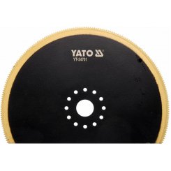 Полотно-насадка різальне для реноватора YT-82223 YATO по дереву і металу, півдиск Ø= 100 мм
