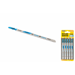 Полотно пильне для лобзика MASTERTOOL по металу 5 шт чистий прямий рез 21TPI 132 мм T318A 14-2813