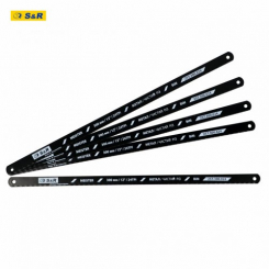 Полотно пиляльне для ножівки S&R Meister 300 мм 24 TPI по металу 5 шт