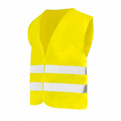 Попереджувальний жилет, жовтий, розмір XL