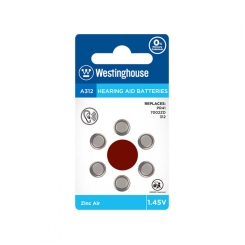 Повітряно-цинкова батарейка Westinghouse для слухових апаратів A312/PR41 1.45V 6шт/уп blister