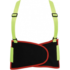 Пояс для підтримки спини YATO еластичний зі збільшеною видимістю (зелений), 137х20 см, розмір XXL