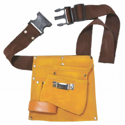 Пояс слюсарний (шкіряний) 5 кишень Grad (9450755)