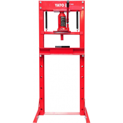 Прес гідравлічний рамний YATO навантаж.- 12 т, роб. зона-0-695 мм, ширина рами-400 мм, шт