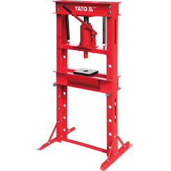 Прес гідравлічний рамний YATO навантаж. - 30 т, роб. зона-0-795 мм, ширина рами-520 мм