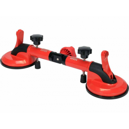 Присоска  для скла кутова YATO: 2 чашки Ø= 118 мм, m= 50 кг, l= 300 мм, кут- 90-270°