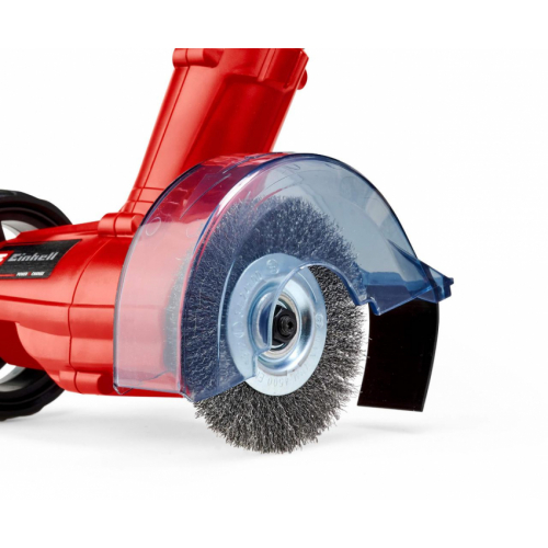 Пристрій для чищення стиків плитки акумуляторний (без акумулятора), 1200 об/хв, щітка 10 см, телескопічна ручка, в комплекті 1 жорстка та 1 м'яка щітка GE-CC 18 Li - Solo