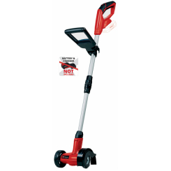 Пристрій для чищення стиків плитки акумуляторний (без акумулятора), 1200 об/хв, щітка 10 см, телескопічна ручка, в комплекті 1 жорстка та 1 м'яка щітка GE-CC 18 Li - Solo